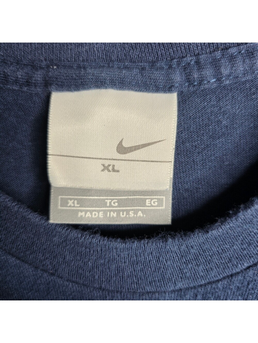 Vintage Nike Air navy blue the classic Nike Air spellout and swoosh logo - Picture 2 of 8